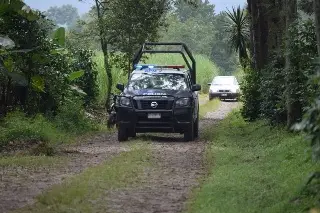 Imagen Fuerte movilización por hallazgo sin vida de mujer en camino de terracería 