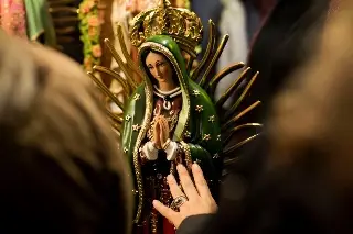 Imagen Virgen de Guadalupe, fruto de cultura indígena y herencia hispana, sienta raíces de México