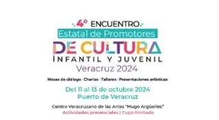 Imagen Presentan 'Encuentro Estatal de Promotores de Cultura Infantil y Juvenil, Veracruz 2024'