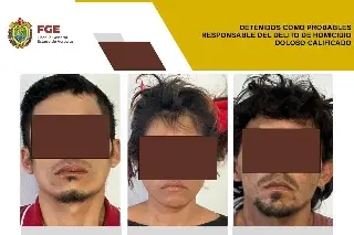 Imagen Detienen a 3 personas por presunto homicidio doloso calificado al norte de Veracruz 