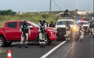 Imagen Fuerte operativo por hallazgo de restos humanos en autopista Veracruz-Cardel