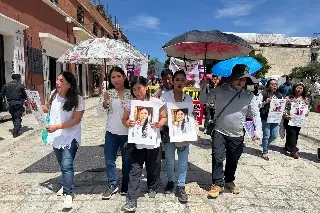 Imagen Marchan para exigir aparición de activista indígena mixe en Oaxaca