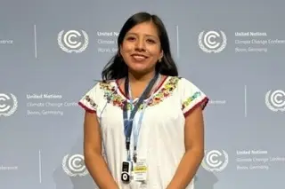 Imagen Joven mexicana zapoteca participará en conferencia de la ONU sobre cambio climático