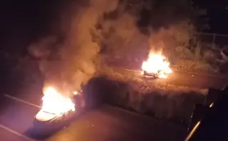 Imagen Hieren a normalista tras persecución policiaca en Michoacán; incendian vehículos en represalia