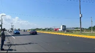 Imagen Reabren carretera Veracruz Cardel en ambos sentidos 