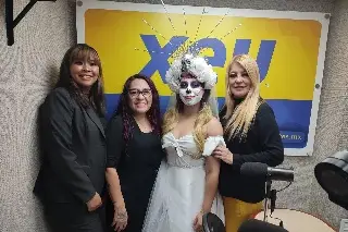 Imagen La Catrina visita 'Buen Día' de XEU de Veracruz para anunciar Papaqui 