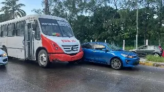 Imagen Accidente en la avenida Díaz Mirón de Veracruz 