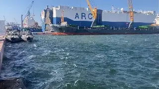 Imagen Esta ha sido la racha máxima por viento del norte en el Puerto de Veracruz