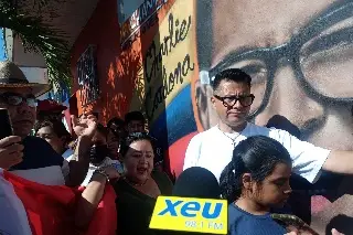 Imagen Este es el mural que le realizaron a Charlie Cardona en Veracruz