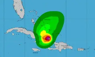 Imagen Oscar toca tierra en Cuba como huracán categoría uno