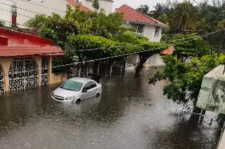 Imagen Implementan plan de emergencia en el Fraccionamiento Floresta de Veracruz; evacúan familias