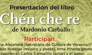 Imagen ¡Entrada gratis! Invitan a la presentación del poemario 'Chén Che re'; checa cuándo 