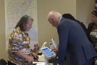 Imagen Biden acude a votar anticipadamente en Delaware (+Video)