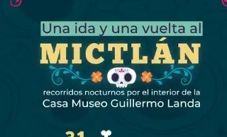 Imagen Invitan al tradicional Altar de la Casa Museo Guillermo Landa y a recorridos nocturnos 