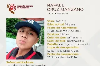 Imagen Joven de 18 años desaparece al norte de Veracruz; aquí sus características 