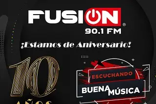 Imagen FUSIÓN 90.1 FM, nuestra estación hermana, celebra 10 años de buena música