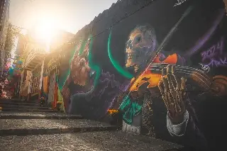 Imagen ¿Ya visitaste la ruta de murales de Día de Muertos en Naolinco?