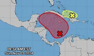 Imagen Disturbio Tropical 97L con 80% de probabilidad de ser ciclón en próximas horas: NOAA