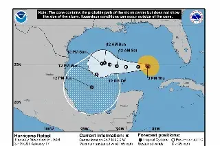 Imagen ¿Para cuándo se prevé el giro en trayectoria de huracán Rafael?