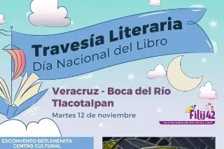 Imagen Invitan a la Travesía Literaria de Veracruz, Boca del Río y Tlacotalpan con motivo del Día Nacional del Libro