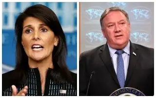 Imagen Trump no contará con Nikki Haley ni con Mike Pompeo para su nuevo Ejecutivo