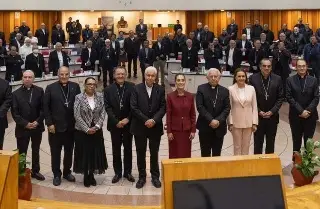 Imagen Obispos se reúnen con Claudia Sheinbaum; hablan de la violencia en el país