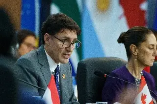 Imagen Trudeau expresa a Sheinbaum las 'preocupaciones' sobre inversiones chinas en México