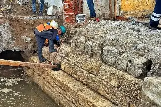 Imagen A través de una ventana exhibirán restos de la antigua muralla que rodeaba Veracruz