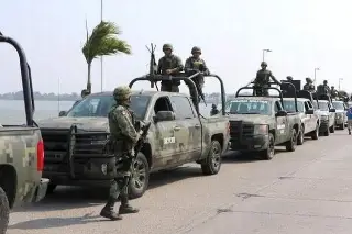 Imagen Sedena refuerza operativos de seguridad en la zona de Tuxpan, Veracruz 