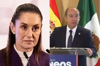 Imagen Calderón dice que no se puede construir un futuro anclados en el resentimiento; Sheinbaum responde