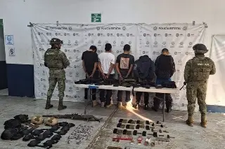 Imagen Marina y SSP detienen a 5 presuntos delincuentes en Fortín de las Flores, Veracruz 