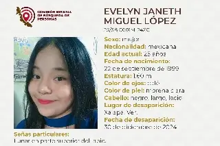 Imagen Piden ayuda para localizar a joven de 25 años en Xalapa, Veracruz 