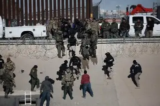 Imagen Aumentan cruces irregulares de migrantes en frontera de EU ante llegada de Donald Trump