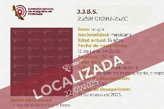 Imagen Localizan a menor de edad reportada como desaparecida en el puerto de Veracruz 