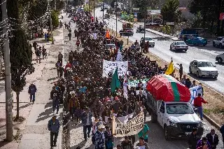 Imagen Miles de indígenas marchan contra inseguridad y violencia en Chiapas