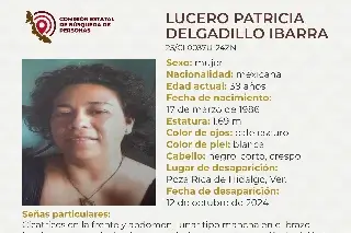 Imagen Joven mujer desaparece al norte del estado de Veracruz; aquí sus características