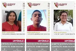 Imagen En el sur de Veracruz reportan desaparición de 3 jóvenes en distintos municipios