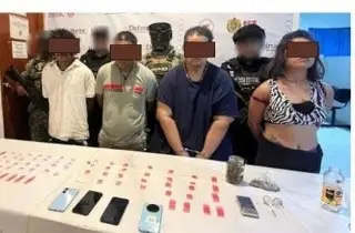 Imagen Detienen a 3 hombres y una mujer tras cateo al norte de Veracruz; esto les aseguraron