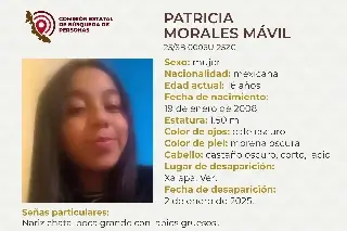 Imagen Piden ayuda para localizar a menor de edad desaparecida en Xalapa, Veracruz 