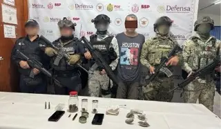 Imagen Detenido en pleno centro de Tuxpan con marihuana, tras cateo