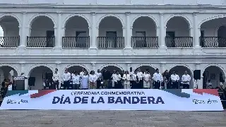 Imagen Conmemoran el Día de la Bandera en Boca del Río 