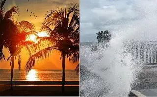 Imagen Ambiente caluroso y luego cambios en Veracruz; evento de norte con rachas de hasta 80 km/h