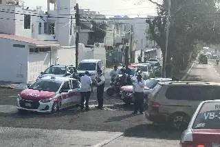 Imagen Chocan taxistas en Boca del Río 