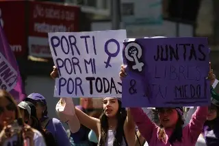 Imagen Miles de mujeres Marchan por el día internacional de la mujer en CDMX