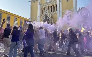 Imagen Marcha 8M: Mujeres exigen alto a la violencia y la impunidad en Xalapa, Veracruz