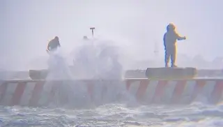 Imagen Rachas por evento de norte en Veracruz- Boca del Río superan los 100 km/h 