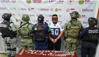 Imagen Detenido en flagrancia con droga y pipa en Hueyapan de Ocampo, Veracruz