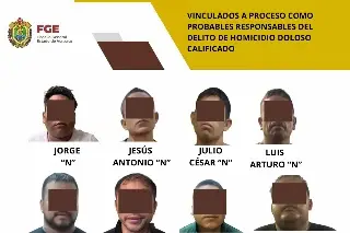 Imagen Vinculan a proceso a 8 hombres por presunto homicidio doloso calificado 