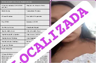 Imagen Localizan a joven mujer reportada como desaparecida en Veracruz