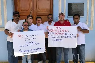 Imagen Protestan trabajadores del INAH; acusan 'intromisión' y precarias condiciones 